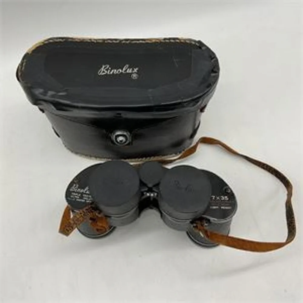 2 Binolux 7x35, Selsi 16x50 Binoculars & Lamier Fab Paris Opera Glasses | Cases